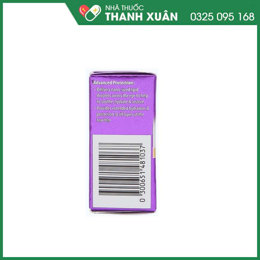 Systane Complete làm giảm tạm thời các triệu chứng rát và kích ứng do khô mắt